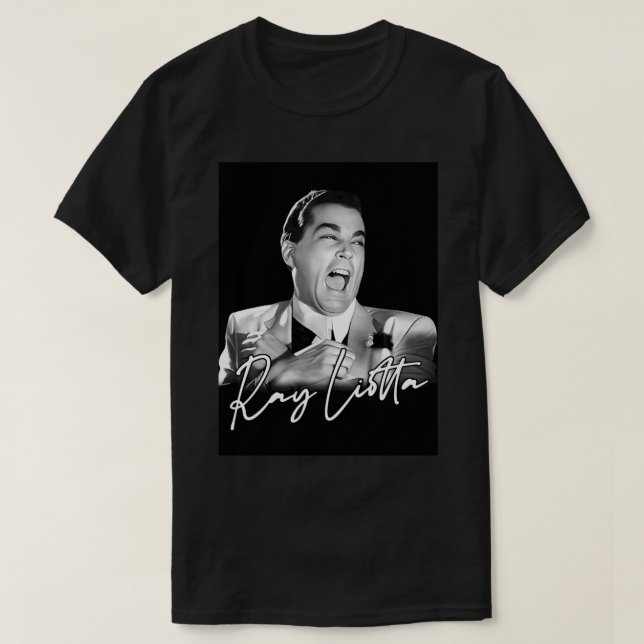 T-shirt Ray Liotta Retro Fan Art Design (Design devant)