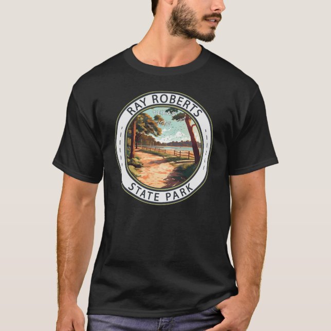 T-shirt Ray Roberts State Park Badge du Texas (Devant)