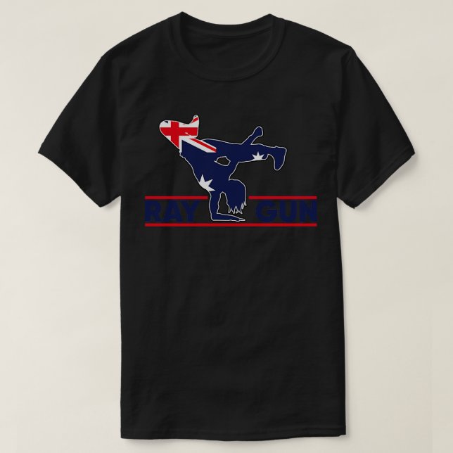 T-shirt Raygun - Détaillant olympique 1 (Design devant)