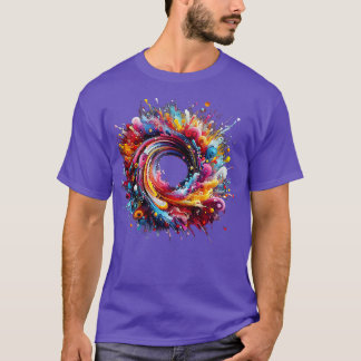 T-shirt Rayons solaires du système solaire Starlit Explore