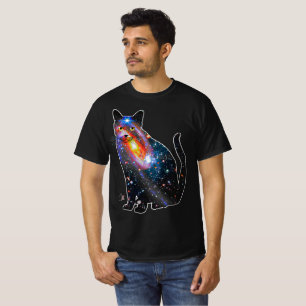 T-shirt Rayons X dans l'espace pour chat