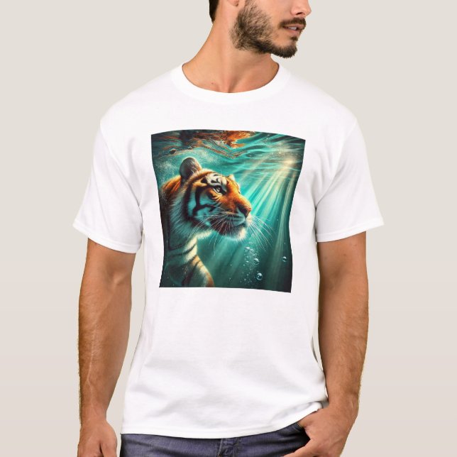 T-shirt Rayures abyssales (Devant)