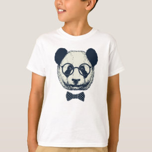 T-shirt Rayures de panda