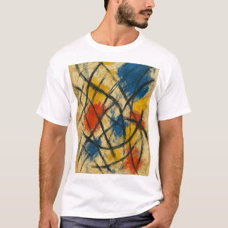 T-shirt RAZID Abstract Expressionist Art – Bold Color Moti