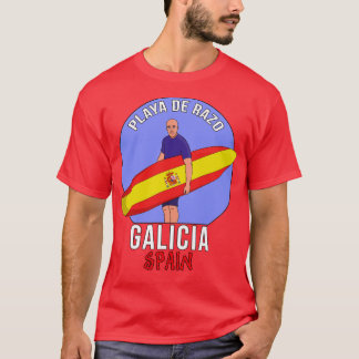 T-shirt Razo Beach Galicia Espagne