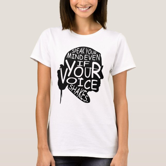 T-shirt RBG, célèbre RBG, Ruth Bader Ginsburg (Devant)