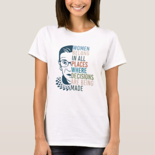 T-shirt RBG - Les Femmes Appartiennent À Tous Les Endroit