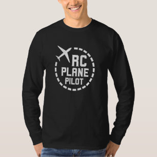 T-shirt Rc Plane Pilote Télécommandé Radio Poste