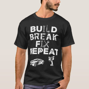 T-shirt RC Sport Construire Écraser Répéter le cadeau