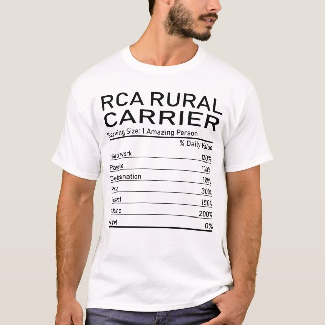 T-shirt Rca Transporteur rural Personne Extraordinaire Val (Devant)