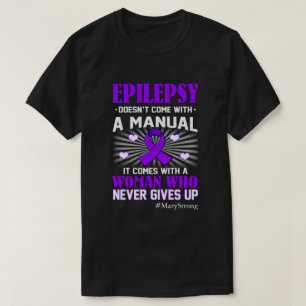 T-shirt RD Chemise d'épilepsie personnalisée, sensibilisat