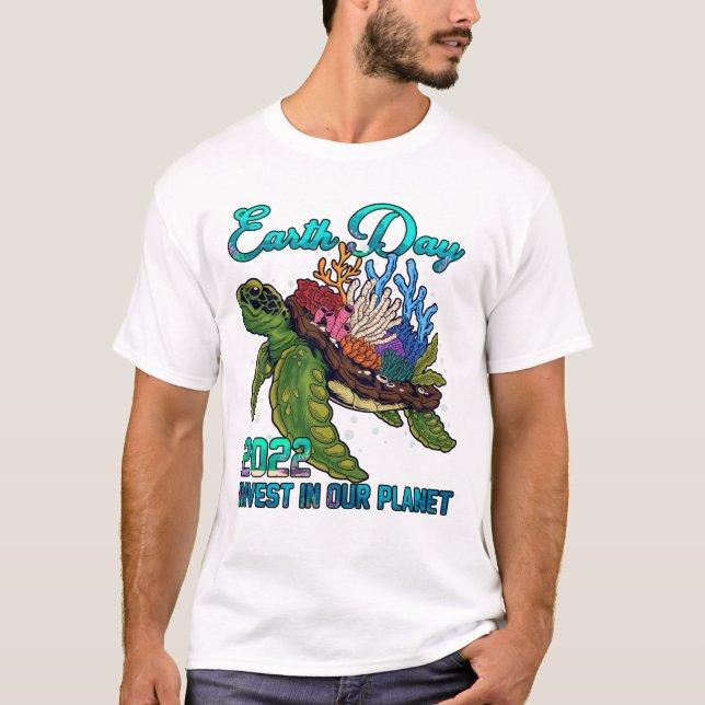 T-shirt RD Jour des terres 2022 Chemise, Investir Dans Not (Devant)