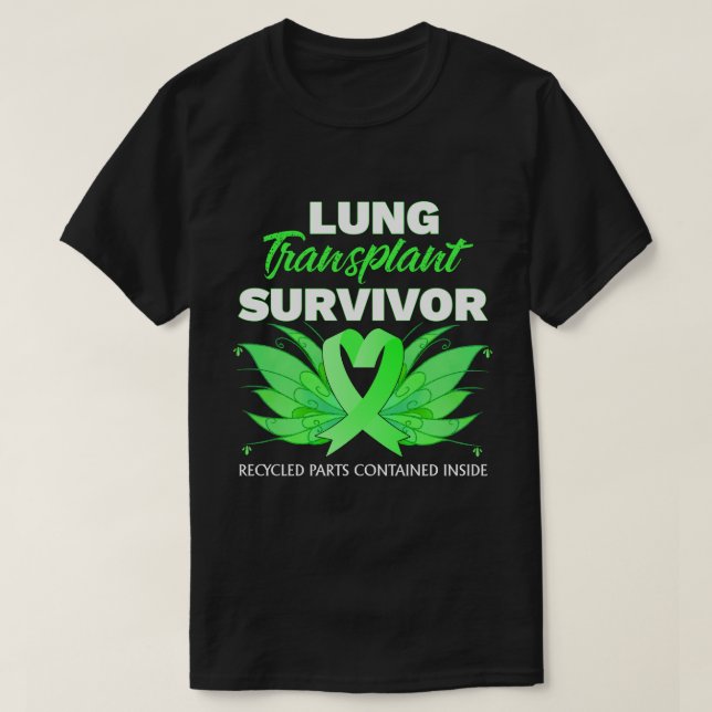T-shirt RD Lung Transplant Warrior Survivor Disease (Design devant)