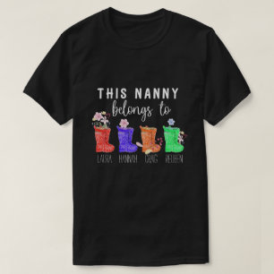 T-shirt RD Nanny Personnalisée Appartient À, Cadeaux Gra