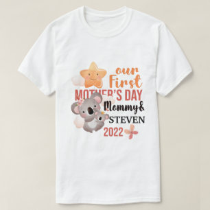 T-shirt RD Personnalisé Fête des mères Maman et bébé