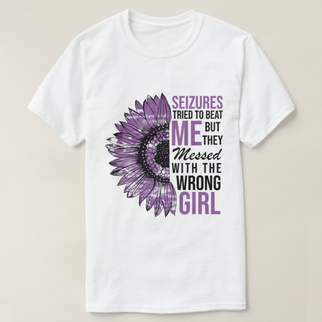 T-shirt RD Seizures A Essayé De Me Battre, Sensibilisation (Design devant)