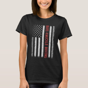 T-shirt Re-knuckle Boxe Drapeau Américain 4 Juillet Femmes