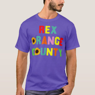 T-shirt Re Sunflower Orange Couleur Comté Funny Père Day