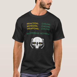 T-shirt Réacteur Capteurs En Ligne Armes En Ligne Tous S