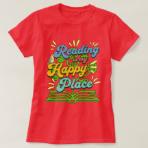 Reading is My Happy Place Colorful