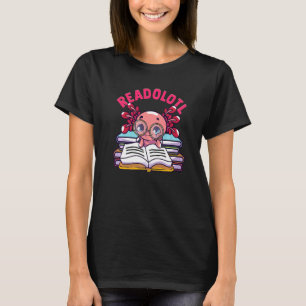 T-shirt Readolotl Axolotl Lecture Livre Bookworm