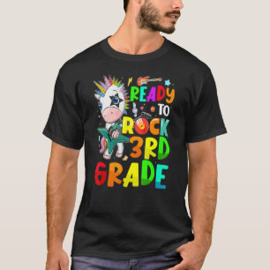 T-shirt Ready To Rock 3rd Grade Unicorn Magic First Day Of