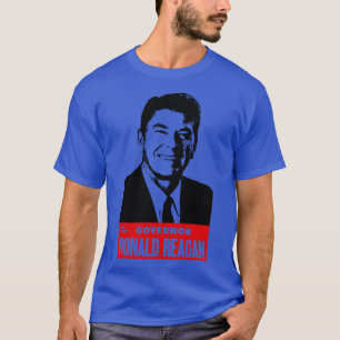 T-shirt Reagan, gouverneur
