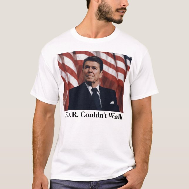 T-shirt Reagan V. FDR (Devant)