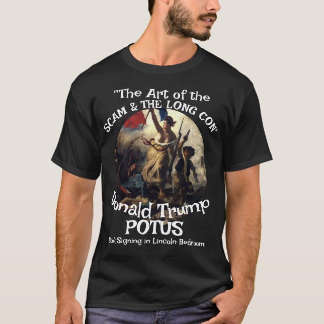 T-shirt Real Estate Money Laundering Idiot's Guide" Trump  (Devant)