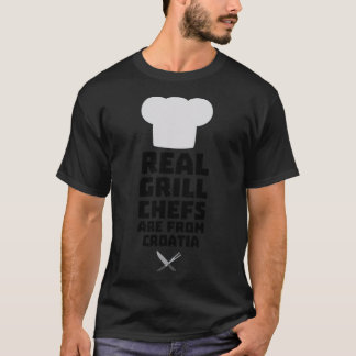T-shirt Real Grill Chefs sont de Croatia St141 bir personn