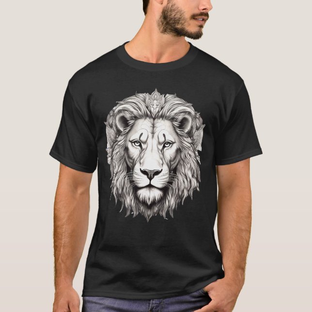 T-shirt Real Lion Graphique (Devant)