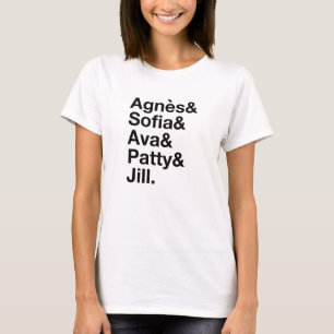 T-shirt Réalisateurs vol.1 : Agnès Sofia Ava Patty et Jill