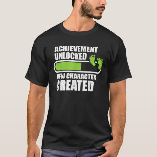 T-shirt Réalisation Déverrouillé Nouveau Caractère Créé Dr