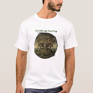 T-shirt Realism and Tradition Surreal Elephant Turtle Art