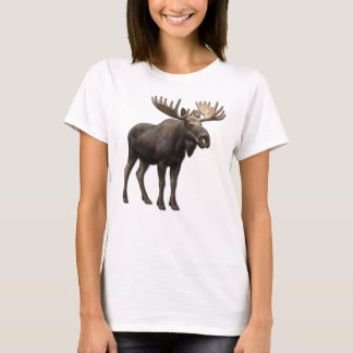 T-SHIRT REALISTIC MOOSE DESIGN. SAMER BRASIL
