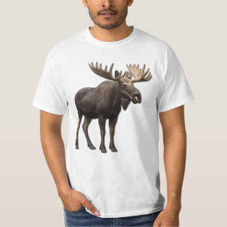 T-SHIRT REALISTIC MOOSE DESIGN. SAMER BRASIL