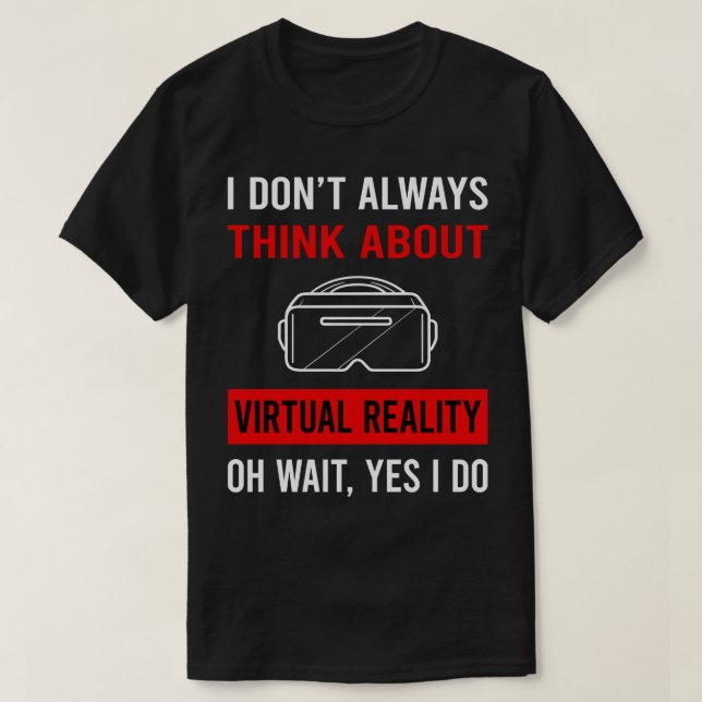 T-shirt Réalité virtuelle VR (Design devant)