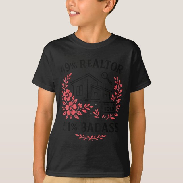 T-shirt Realtor 49% Realtor 51% Bad  (Devant)