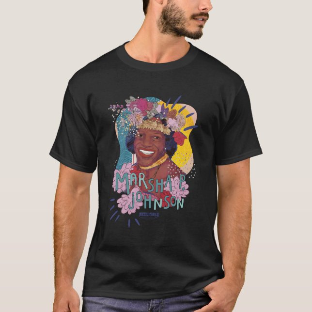 T-shirt Rebel Marsha P Johnson Portrait (Devant)