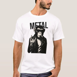 T-shirt Rebel Metal Chimp