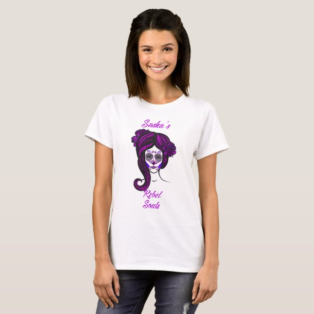 T-shirt rebelle d'âmes (Devant entier)