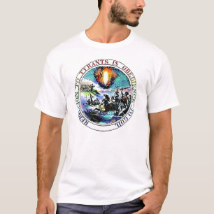 T-shirt Rebellion aux Tyrans est Obéissance à Dieu Tee-Shi