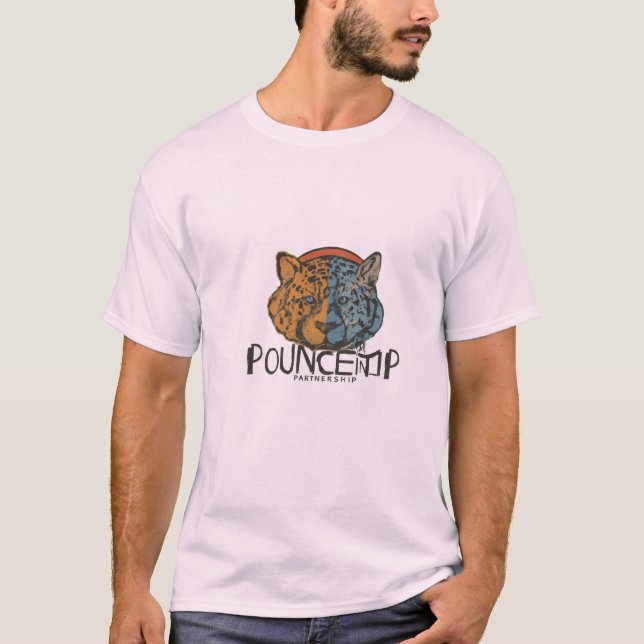 T-shirt Rebondir dans un partenariat (Devant)