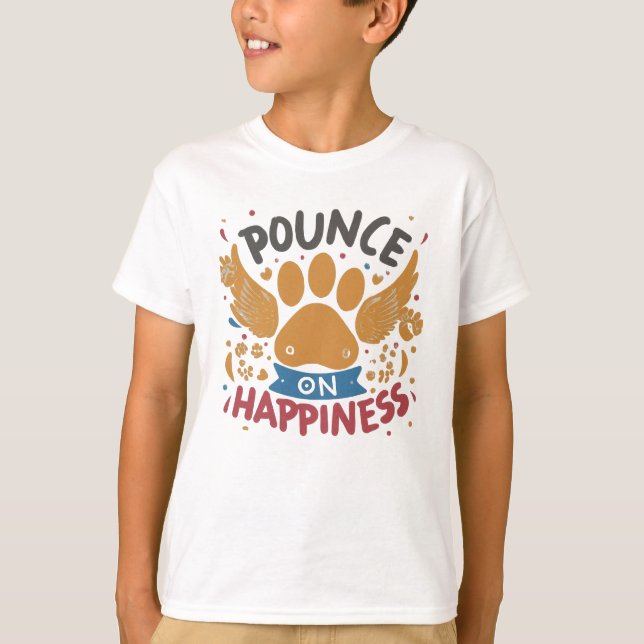 T-shirt Rebondir sur le bonheur (Devant)