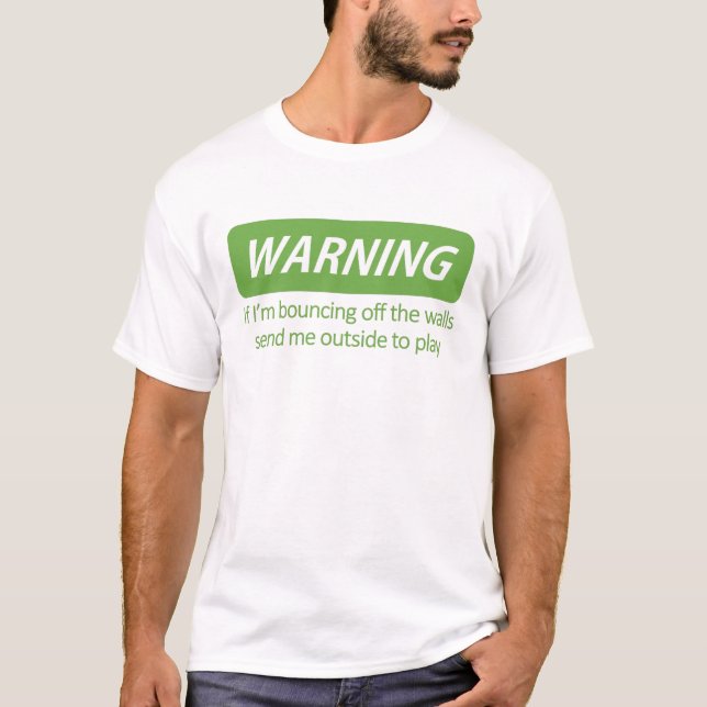 T-shirt Rebondissement outre de la chemise de murs (Devant)