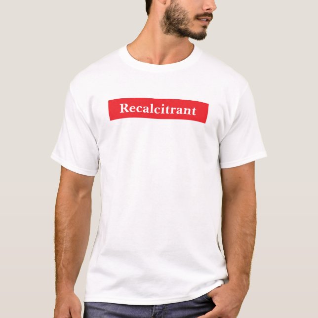 T-shirt Recalcitrant (Devant)
