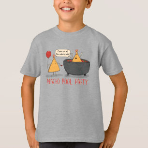 T-shirt Réception au bord de la piscine mignonne et drôl