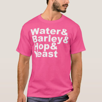 T-shirt Recette de bière