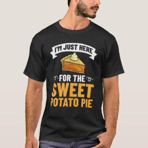T-shirt Recette de tarte à la pomme de terre sucrée Vegan 