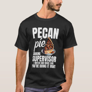 T-shirt Recette de tarte aux noix de pécan Boulanger Gang 